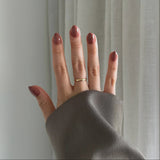 Pressing Nails - Mocha Blush (gel)