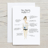 New Mum Outfit - Card