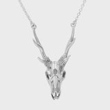 Antler Skull Necklace