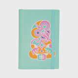 Notebook - Coloured Tiki A6