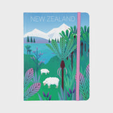 NZ Scene Sheep - A5 Notebook