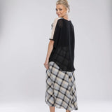 Mordovia Top - Blk/Vanilla