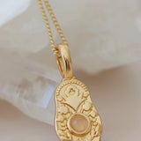 Babushka Doll Necklace - Gold