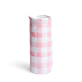 Medium Vase - Pink Gingham