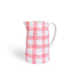 Medium Jug - Pink Gingham