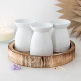 Butterfly White Ceramic - Oil Burner