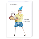 Aged To Perfection - Birthday Card
