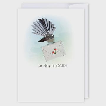 Sending Sympathy Fantail - Card