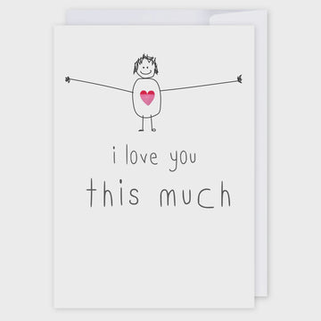Love You This Much - Card
