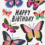 Happy Birthday Butterflies - Card