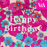 Floral Pink & Blue - Card