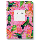 Kaleido A6 Soft Cover Notebook - Marble Humminbirds