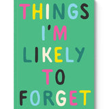 A5 Smooth Soft Cover Notebook-Things I'm Likely To Forget