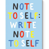 A5 Smooth Soft Cover Notebook-Note To Self