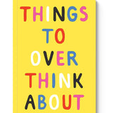 A5 Smooth Soft Cover Notebook-Things To Overthink About