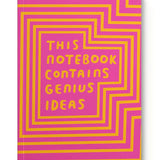 A5 Soft Cover Notebook - The Contains Genius Ideas