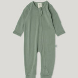 Merino Footless Onesie - Sage