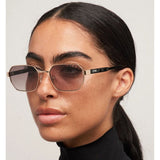 Otra Sunnies - Hannah - Gold/Smokey Brown