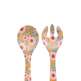 Picnic Spring Floral Salad Servers