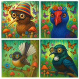 Kiwiana Ceramic Coasters - S/4