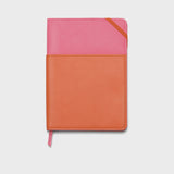 Vegan Leather Pocket Journal / Pink & Chilli