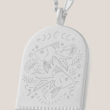 Pisces Zodiac Necklace - Silver