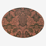 Oval Placemat - Set Of 4 - Damask