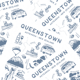 Life is Better - Queenstown Blue A3 Poster