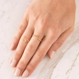 Bohdi Stacker Ring Gold Vermail