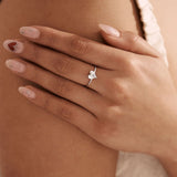 Love Heart Moonstone Ring