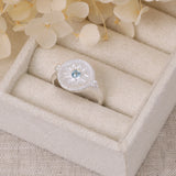 Helios Blue Topaz Ring