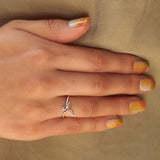 Spirited Dolphin Tail Ring