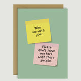 Take Me With You - Card