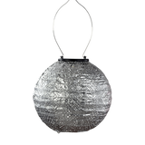 Outdoor LED Solar Lantern - Round 20cm