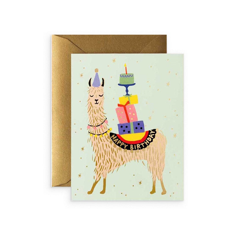 Llama Birthday - Card