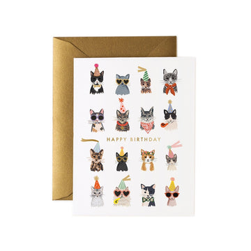 Cool Cats Birthday - Card