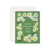 Daisies Thankful for You - Card