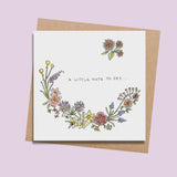 A Little Note To Say - Card