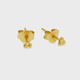 Micro Dot Studs Gold