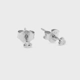 Micro Dot Studs - Silver