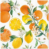 Citrus with Bees Cocktail Napkins