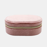 Sorrel Oval Jewellery Box - Pink
