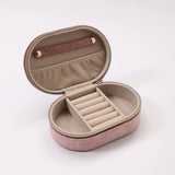 Sorrel Oval Jewellery Box - Pink