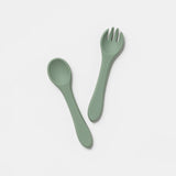 Silicone Fork and Spoon Set