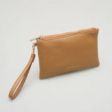 Locello Clutch Tan/Gold