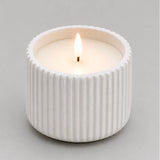 Cement Blend Candle - White