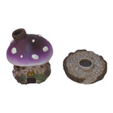 Purple Mushroom Incense Holder