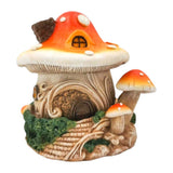 Orange Mushroom Incense Holder