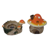 Orange Mushroom Incense Holder