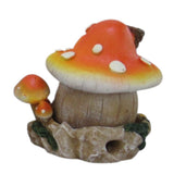 Orange Mushroom Incense Holder